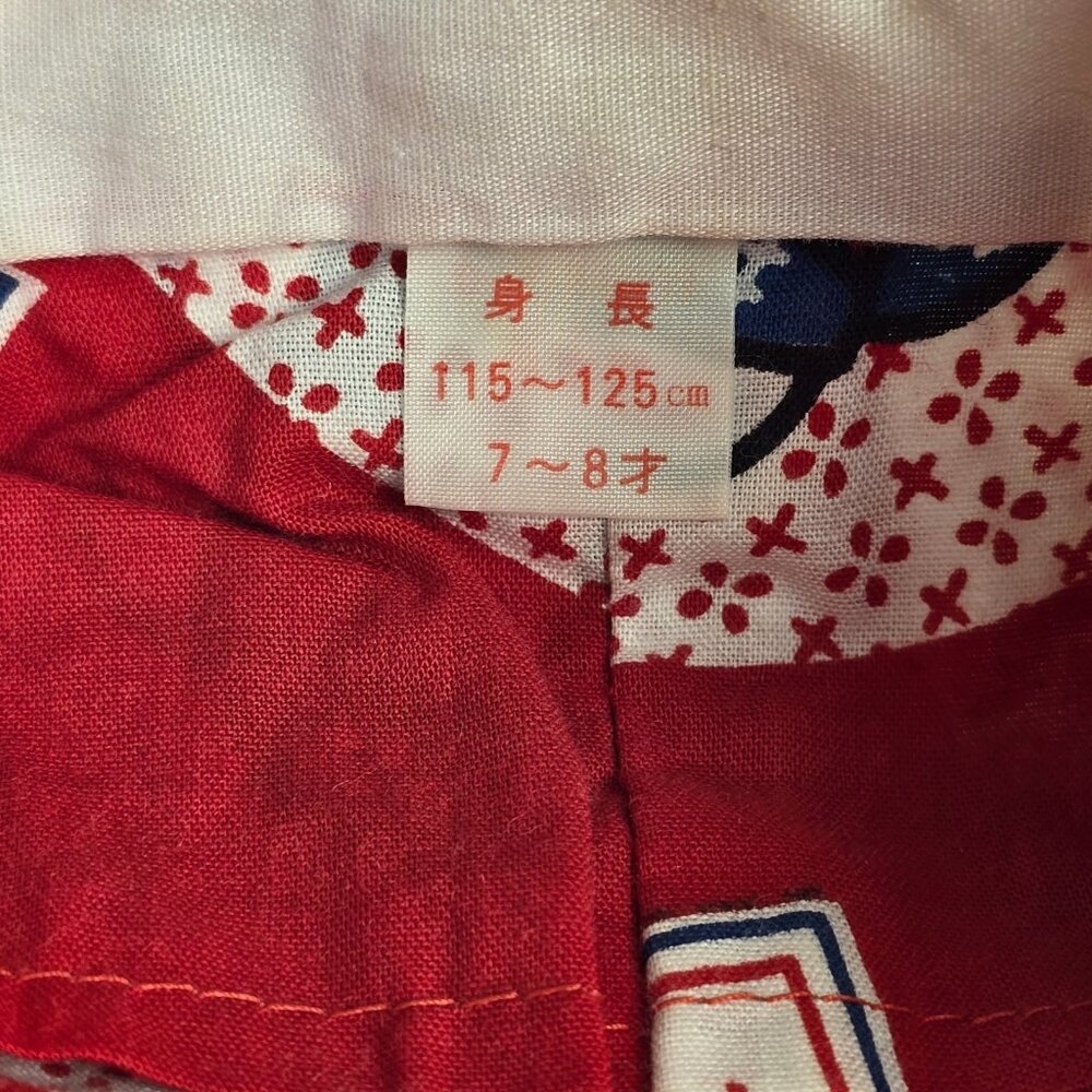 Vintage Hello Kitty Japanese Kids Kimono Robe Red Kawaii Festival Wear Kawaii - Picture 10 of 16